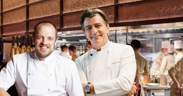 Yannick Alléno and James Knappett to host dinner at Pavyllon London