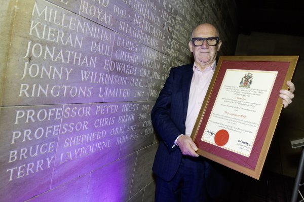 Michelin star chef Terry Laybourne awarded Freedom of the City award
