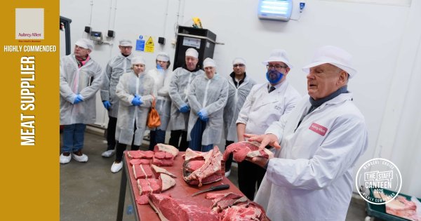 Aubrey Allen Highly Commended Meat Supplier at The Staff Canteen Members' Choice Awards 2026