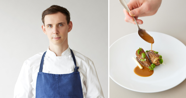 Daniel Calvert becomes first English chef to win three Michelin stars abroad