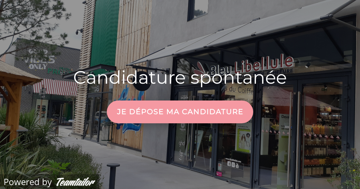 Candidature spontanée Bleu Libellule