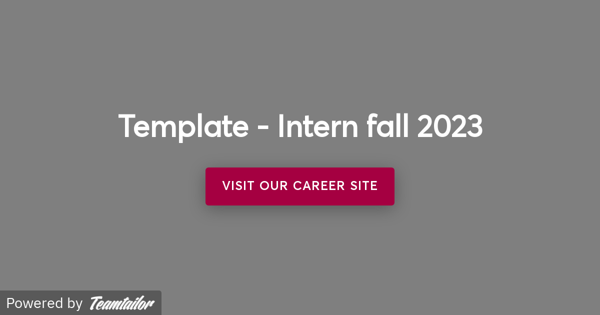 Template Intern fall 2023 Novicell Denmark