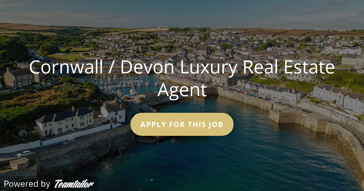 Cornwall / Devon Luxury Real Estate Agent Tyron Ash International Real Estate