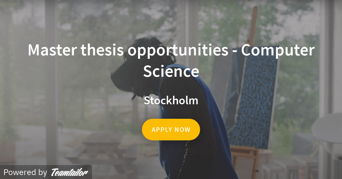 Master thesis papers picture