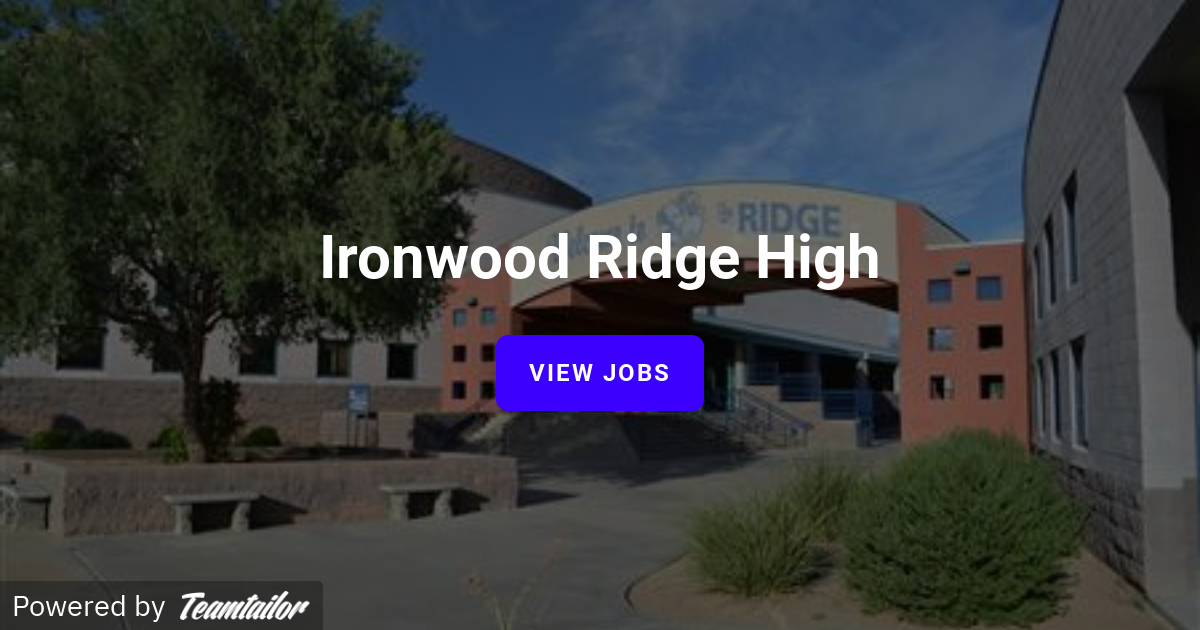 Ironwood Ridge High School Amphitheater Public Schools