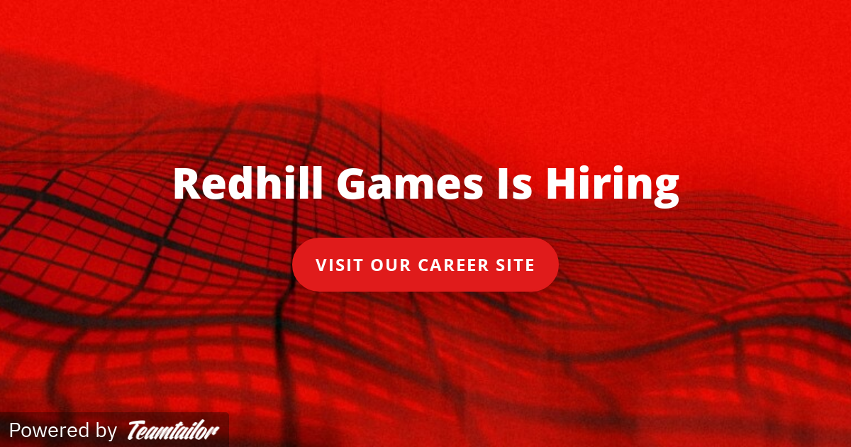 Current job openings Redhill Games