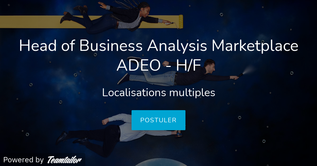 Head Of Business Analysis Marketplace ADEO H F ADEO Services