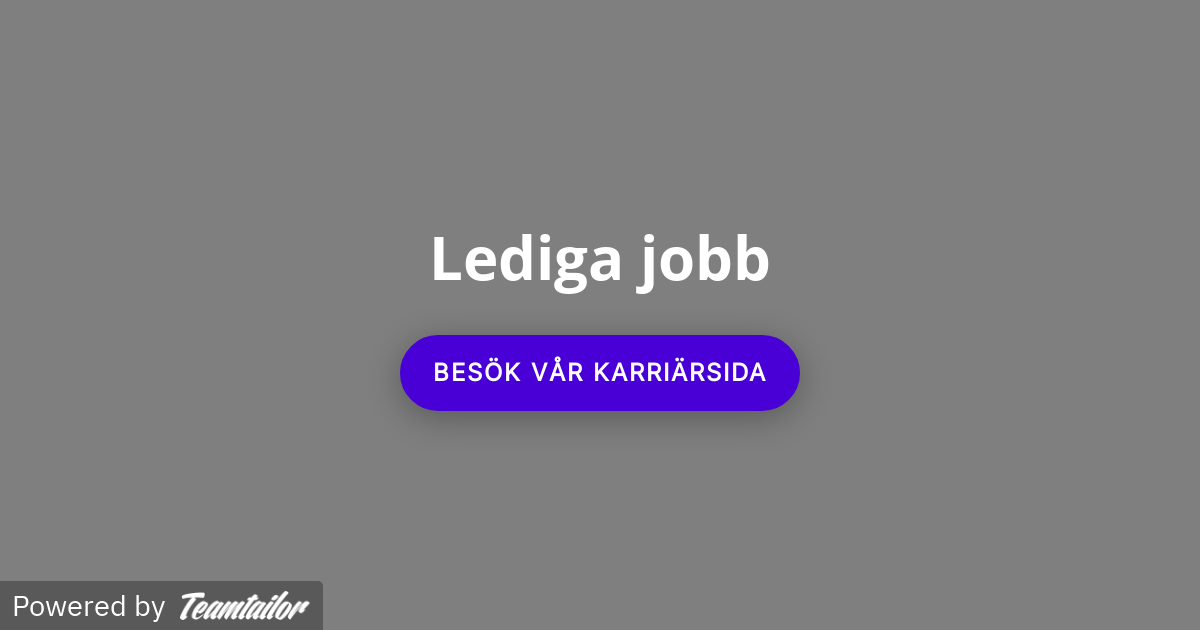 Lediga jobb Sweden HR group