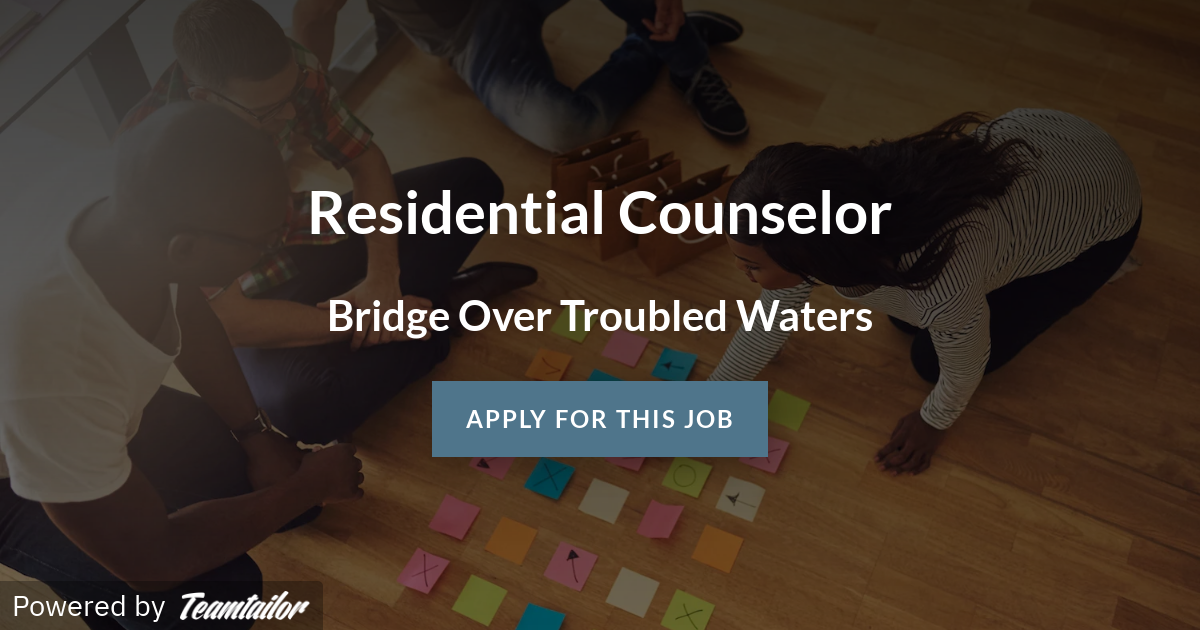 residential counselor ii positively partners resident counselor
