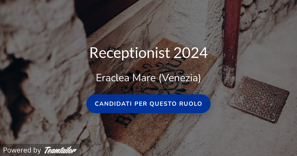 Receptionist - Adriabella