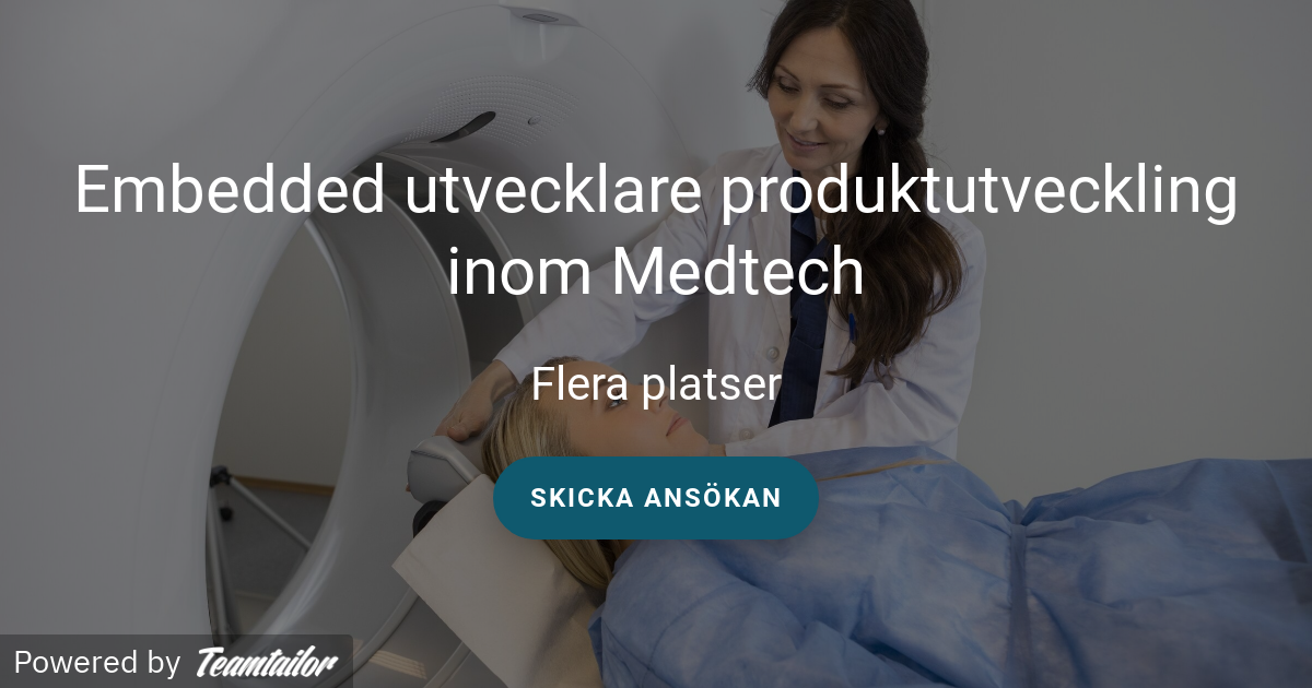 Embedded utvecklare mot produktutveckling inom Medtech och 