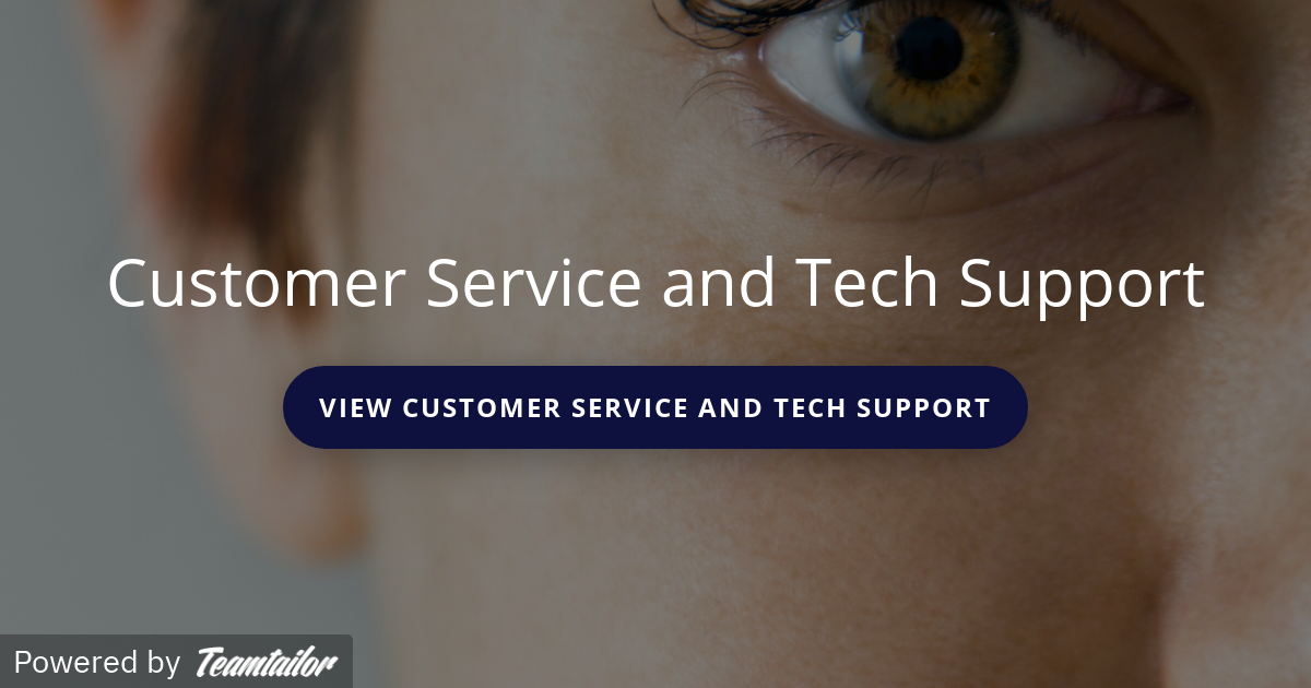 Customer Service and Tech Support Tobii