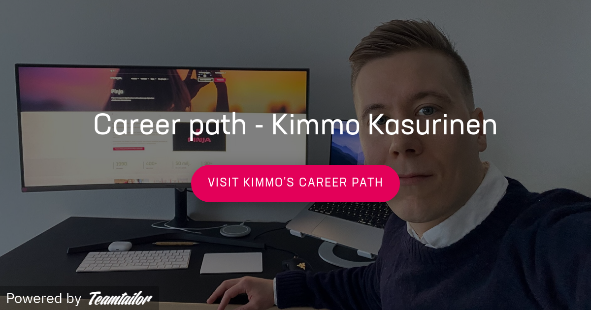 Career path Kimmo Kasurinen Pinja