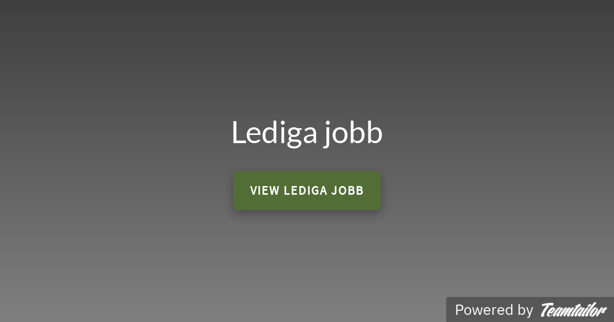Lediga Jobb Jonkoping