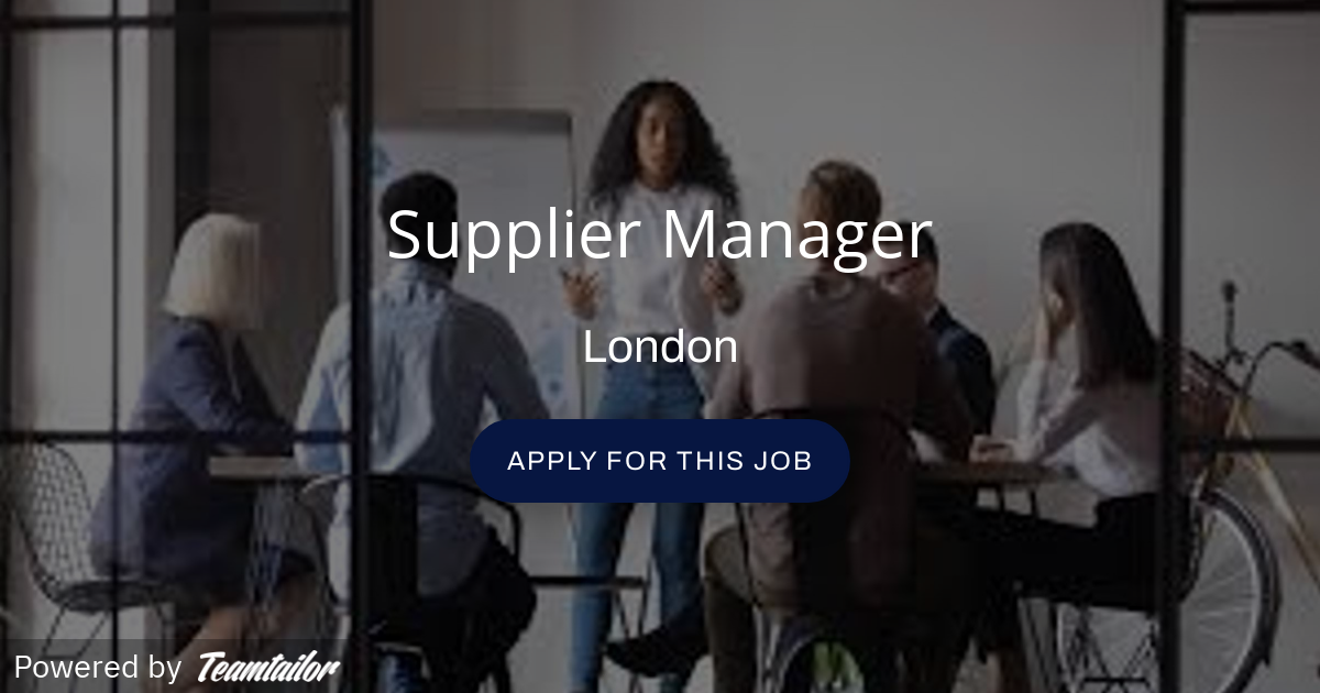 Supplier Manager Acacium Group