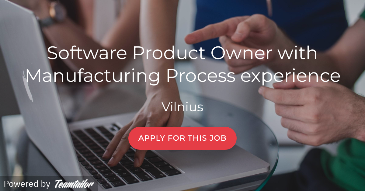 Software Product Owner FabricAir