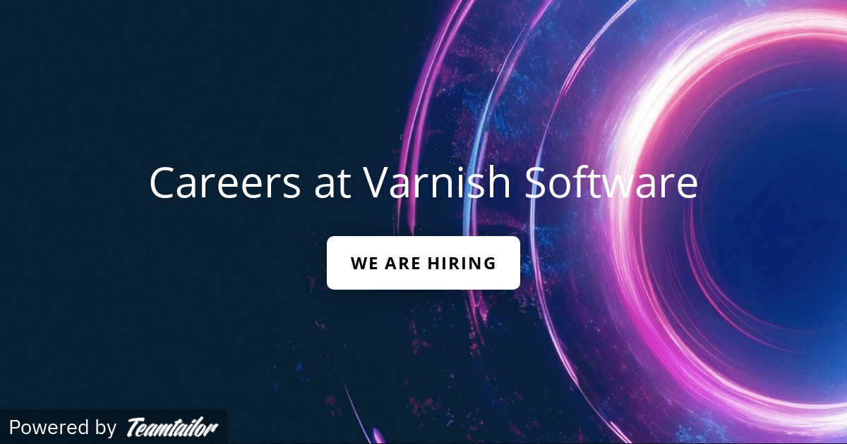 Careers Varnish Software
