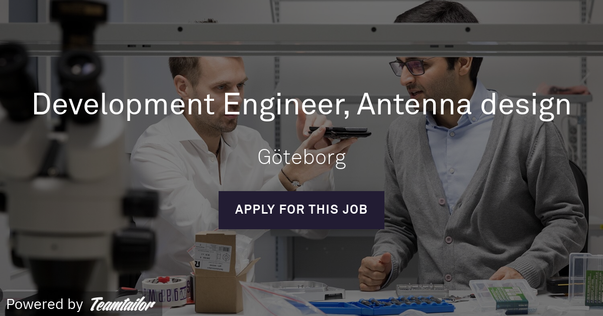 Development Engineer, Antenna design Gapwaves AB