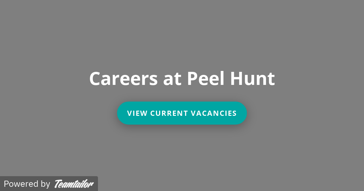 Careers at Peel Hunt Peel Hunt
