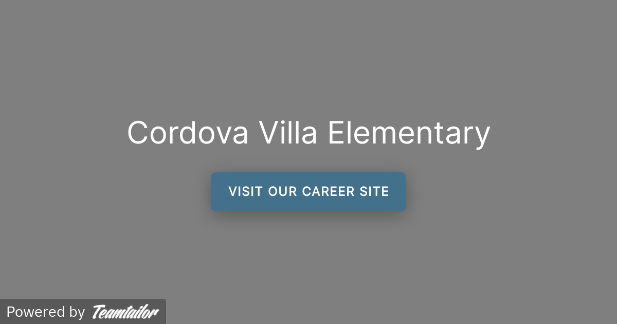 Cordova Villa Elementary FCUSD