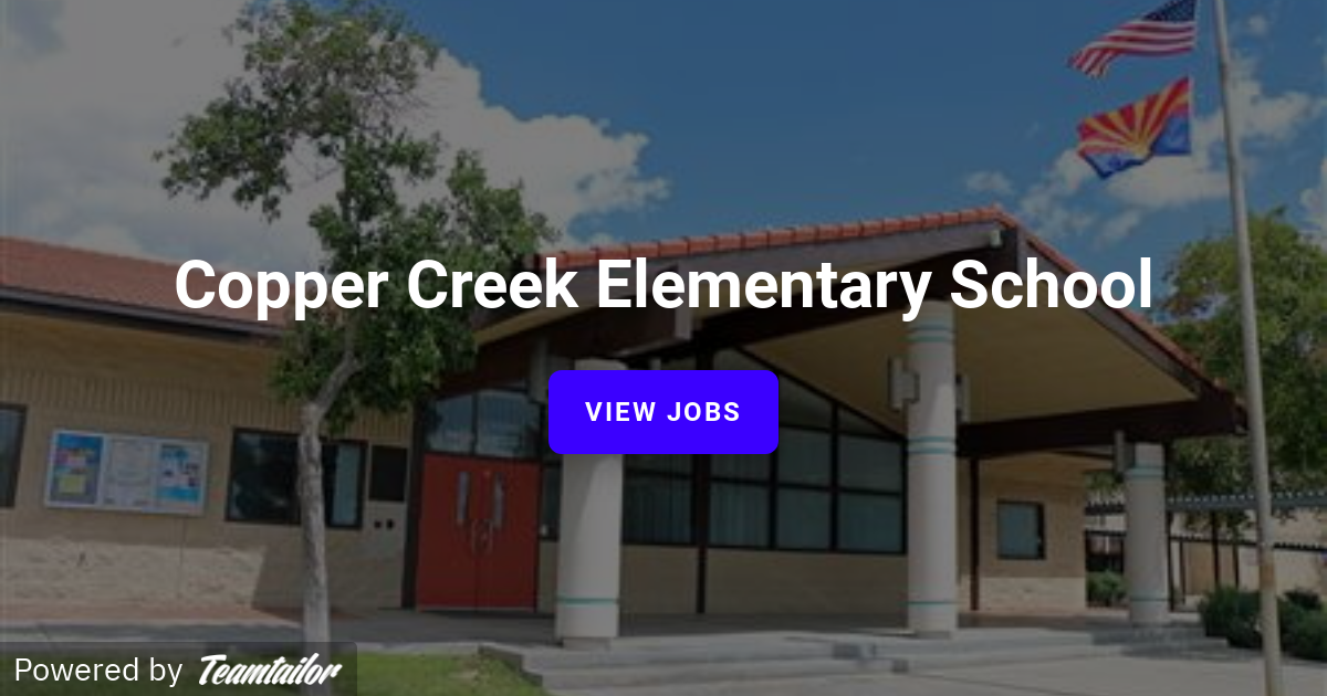 Copper Creek Elementary School Amphitheater Public Schools