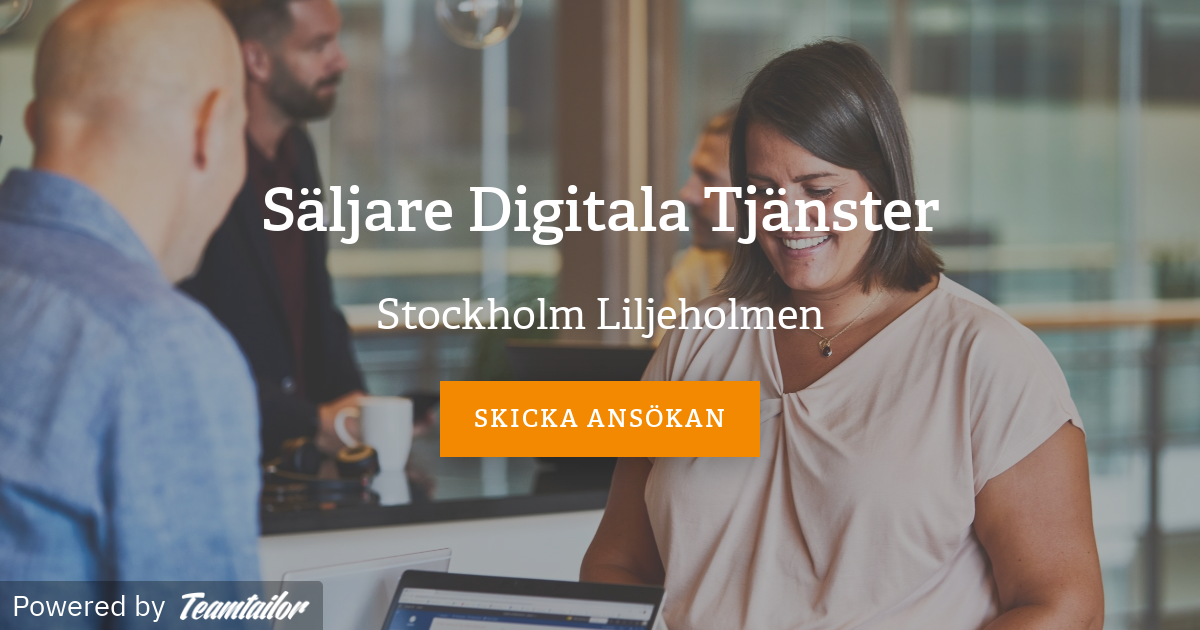 Säljare Digitala Tjänster - Advania