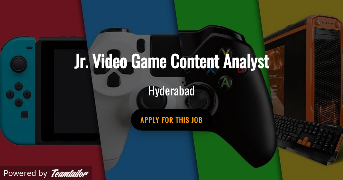 Video Game Content Analyst Gameopedia Data Solutions Pvt Ltd