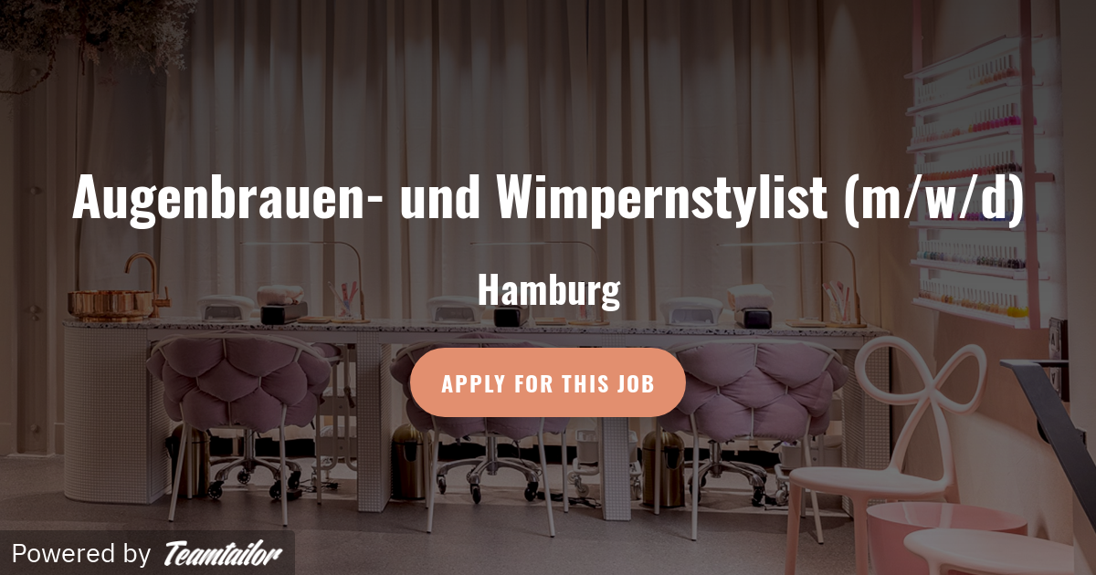 Augenbrauen Und Wimpernstylist M W D Dashl