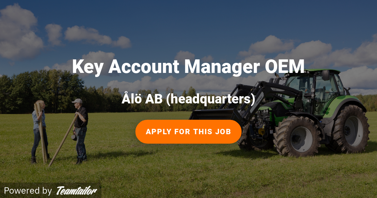 Key Account Manager Oem Quicke