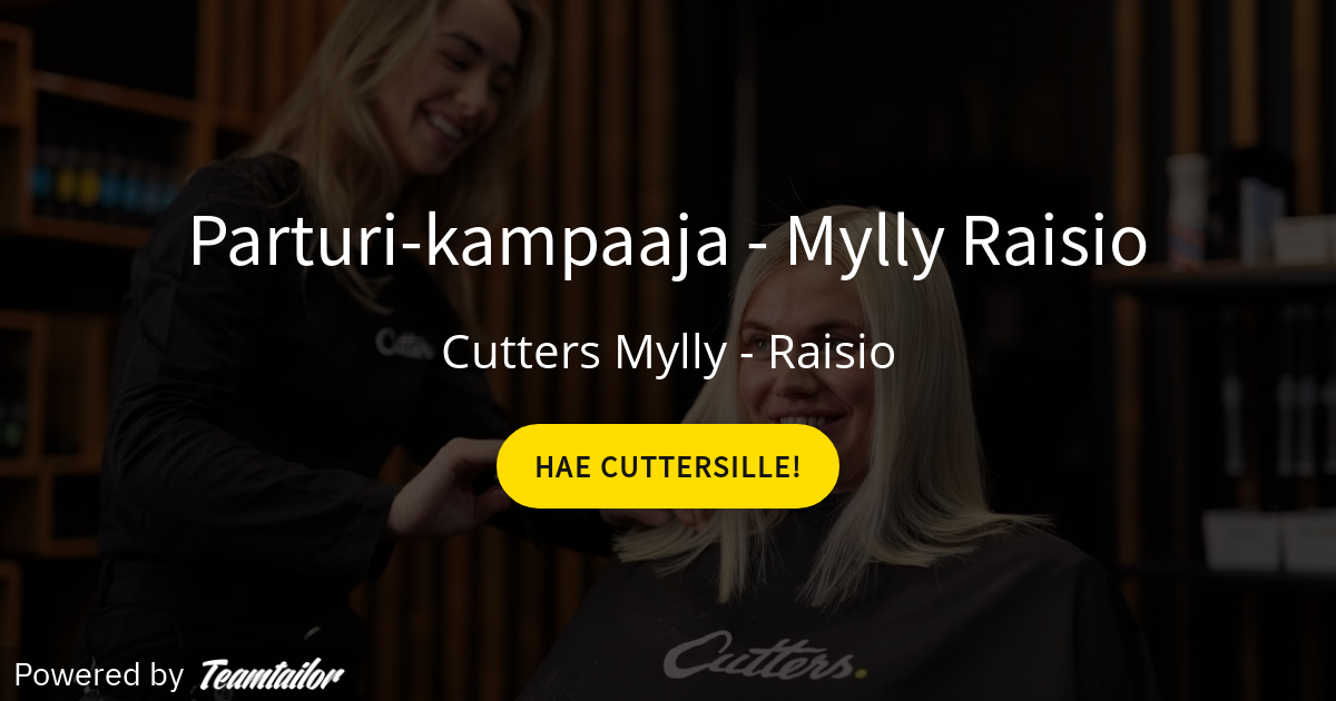 Parturikampaaja Mylly Raisio Cutters Finland
