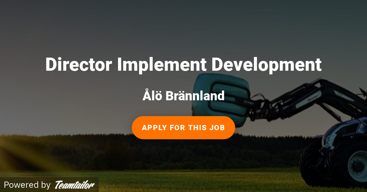 Director Implement Development Quicke