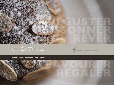 site de Nicolas Bernardé, pâtissier & confiseur gourmand