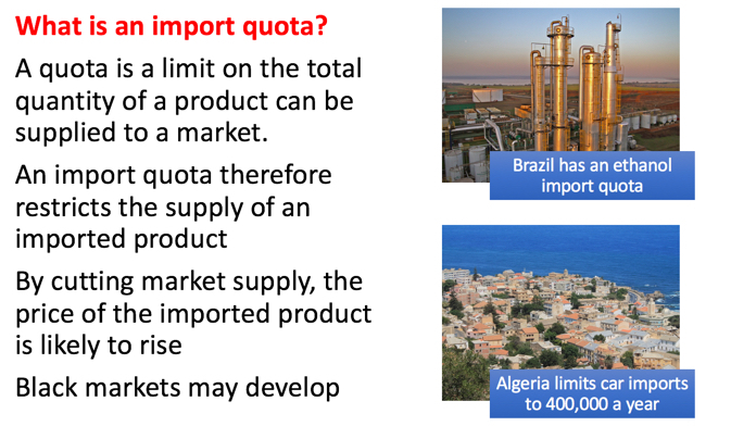 import quota