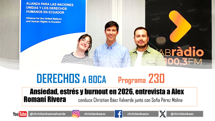 Programa 230: Ansiedad, estrés y burnout en 2026, entrevista a Alex Romaní Rivera