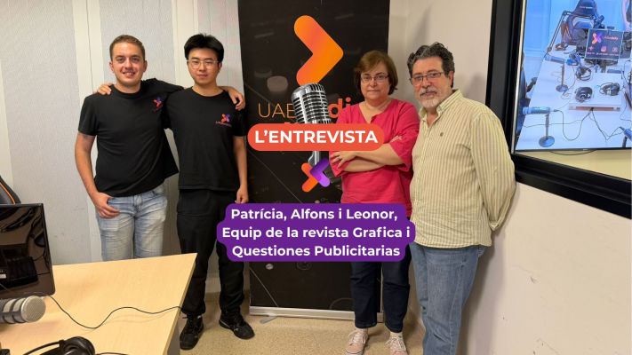 Patrícia Lázaro, Alfons González i Leonor Balbuena, editors de les revistes GRAFICA i Questiones Publicitarias | L'Entrevista