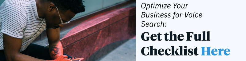 voice search optimization checklist CTA voice search optimization checklist CTA