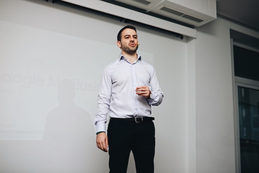 Valerio Sudrio from Google My Business (GMB) speaks at ub:Con Partner Exchange 2018 uberall-partner-conference-2018-google-my-business-gmb-blog-image