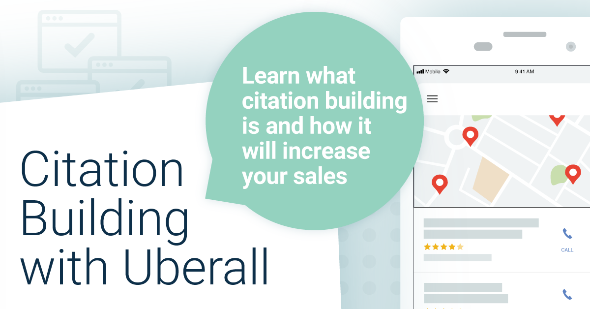 Citation Building Infographic by Uberall