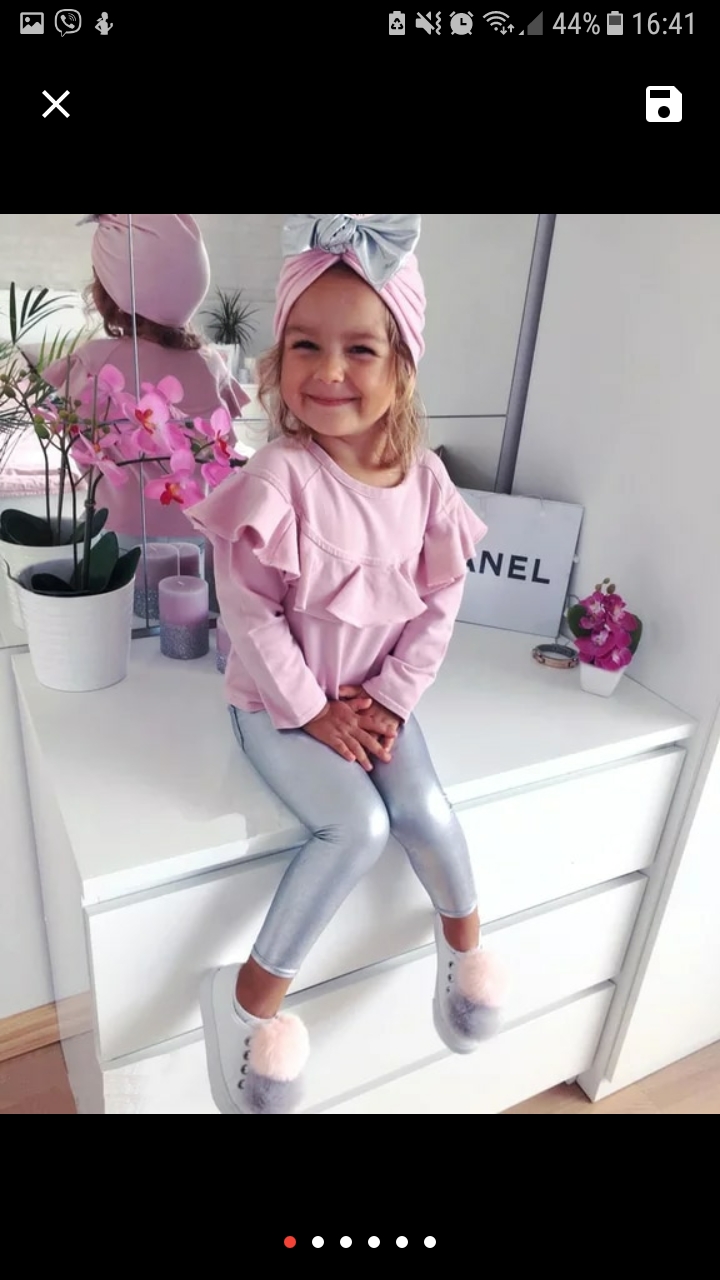 Online Shop Newborn Baby Girl Clothing Set Long Sleeve Ruffles Pink Top