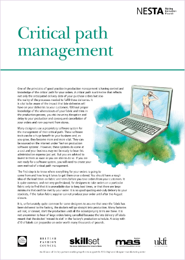 critical path management