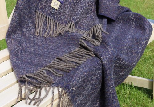 WoolShetland DuskCraegThrow_SkyeTextiles HNA