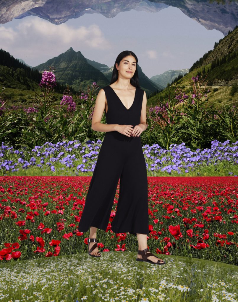 Caroline Issa for John Smedley SS21