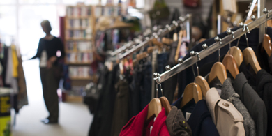 Inside a Salvation Army charity shop