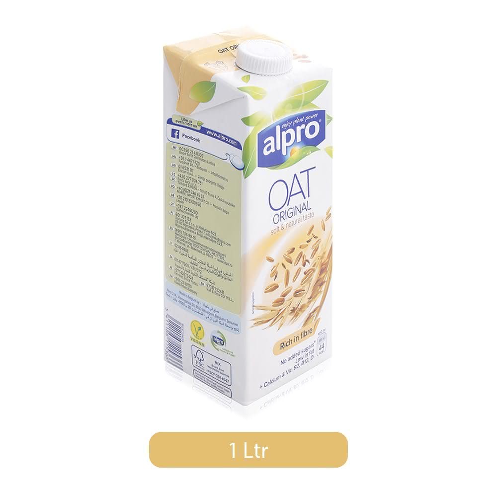 Alpro Soft Natural Oat Milk Drink 1 Ltr