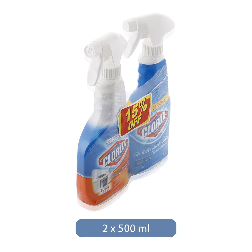 Clorox Kitchen Bathroom Cleaner 2 X 500 Ml