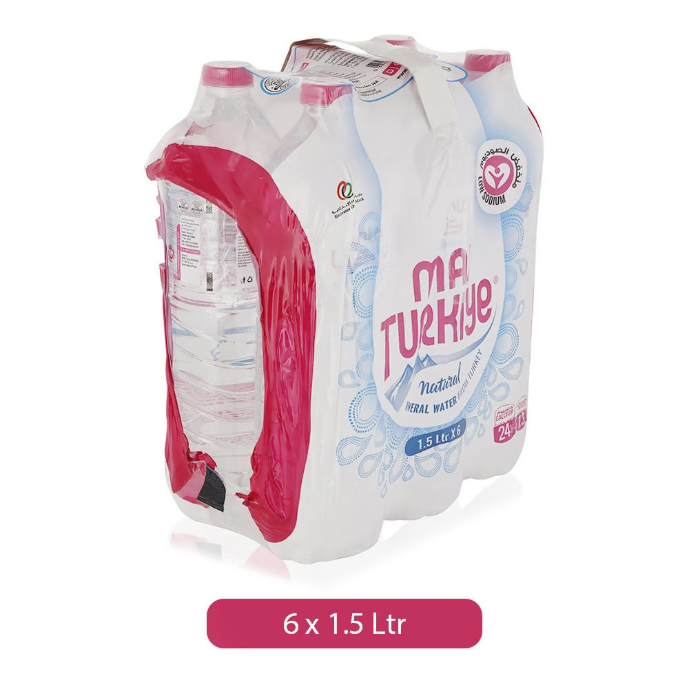 Mai Turkiye Natural Mineral Water 6 X 1 5 Ltr Unioncoop