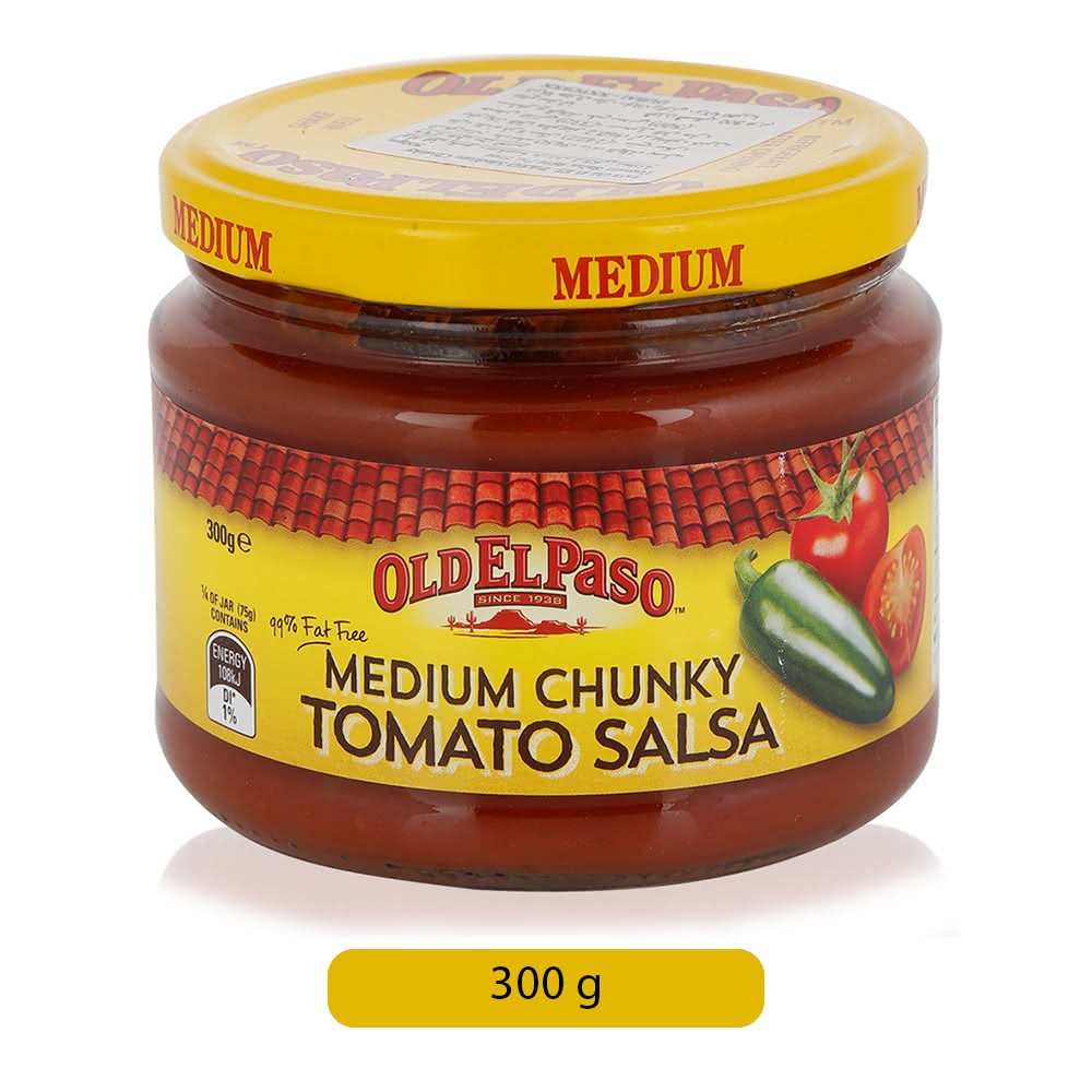 Old El Paso Medium Chunky Tomato Salsa Dip 300 G Unioncoop