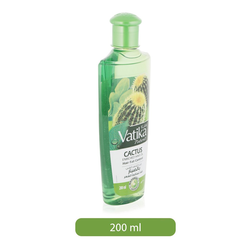 Vatika Natural Cactus Hair Fall Control Enriched Hair Oil 200 Ml