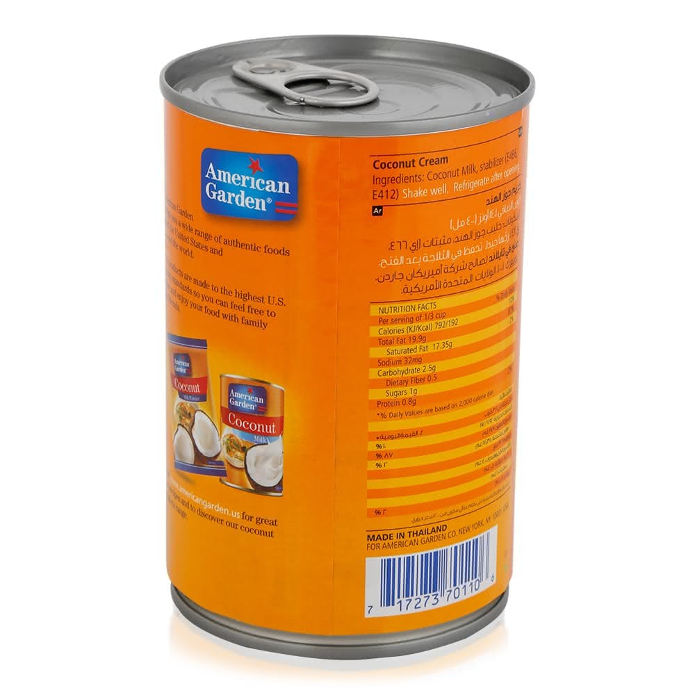 American Garden Coconut Cream - 400 ml | UnionCoop