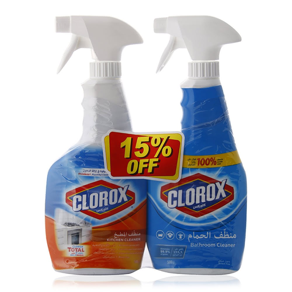 Clorox Kitchen Bathroom Cleaner 2 X 500 Ml